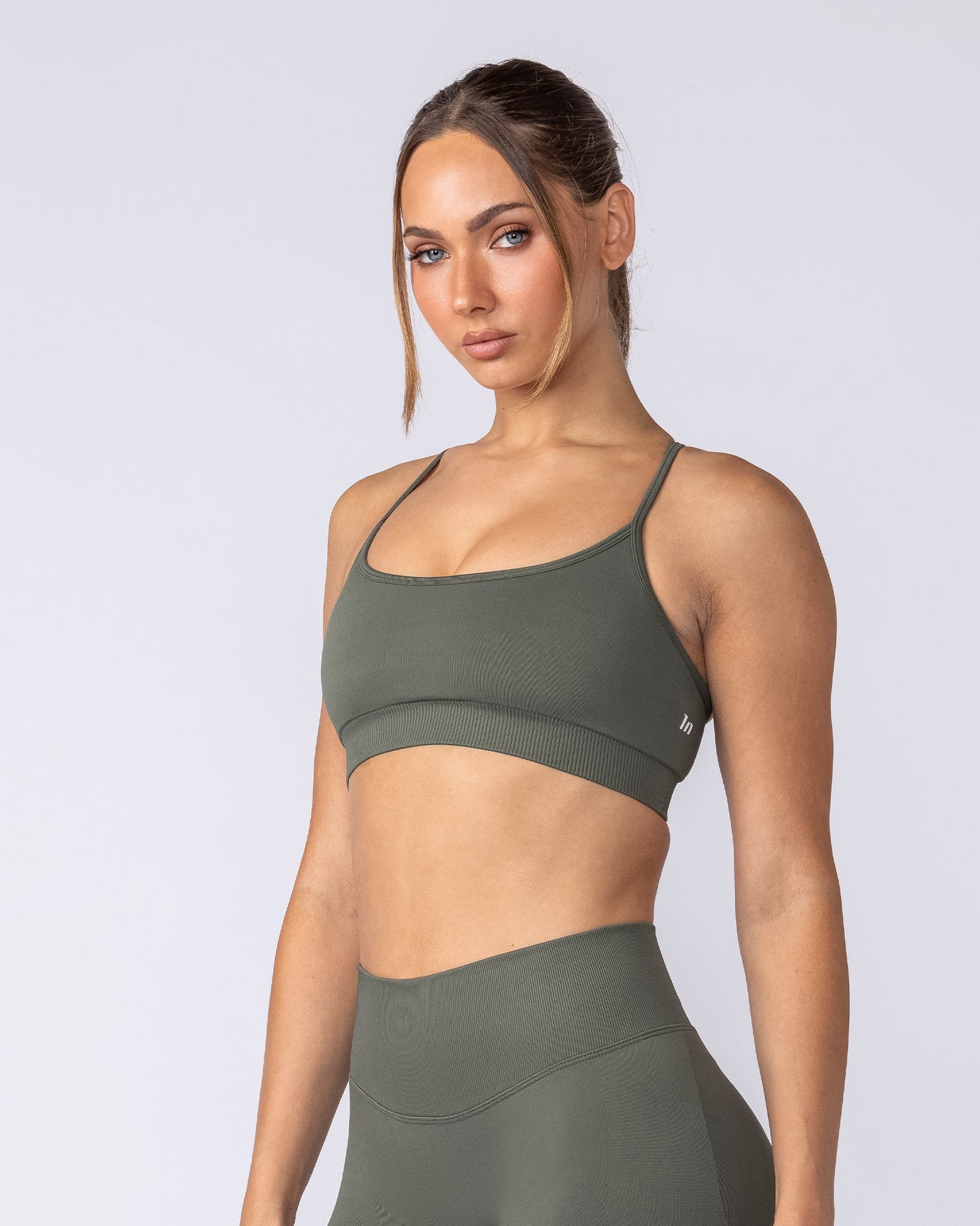 Revealed T-Back Seamless Bra - Eucalyptus