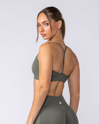 Revealed T-Back Seamless Bra - Eucalyptus