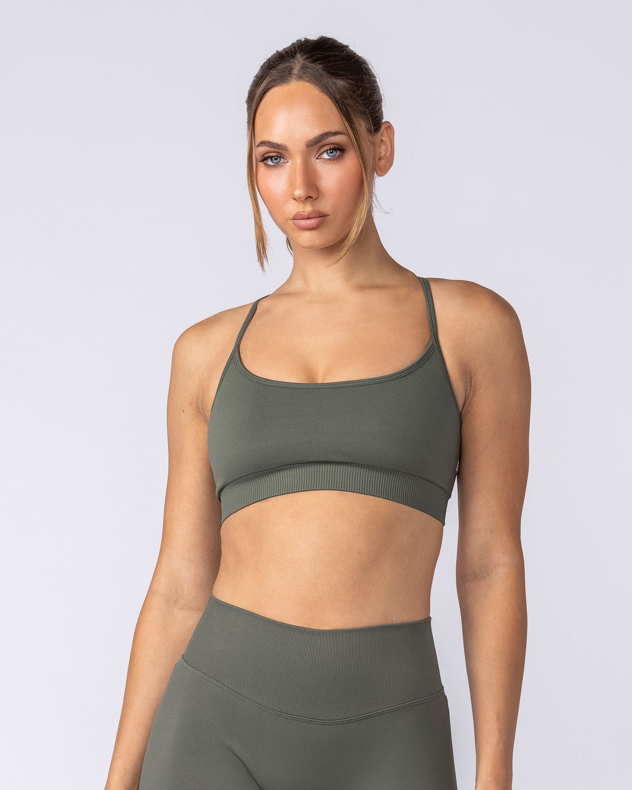 Revealed T-Back Seamless Bra - Eucalyptus