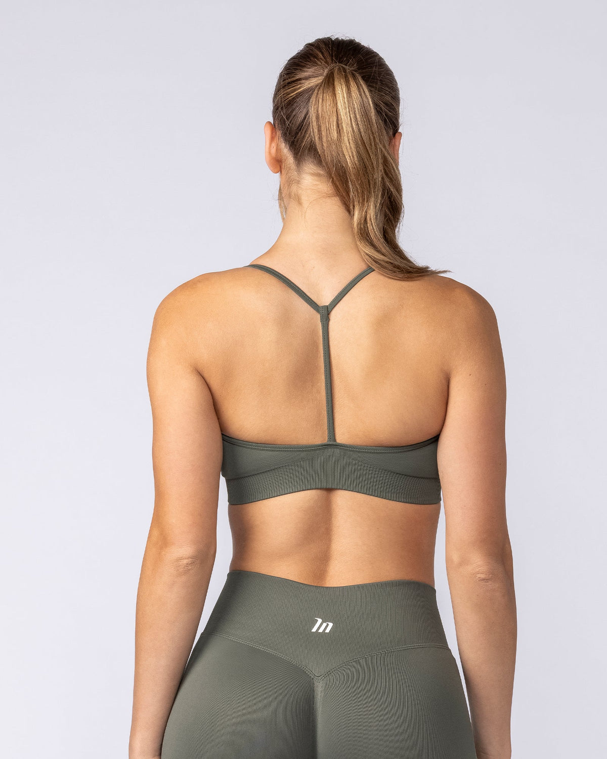 Revealed T-Back Seamless Bra - Eucalyptus