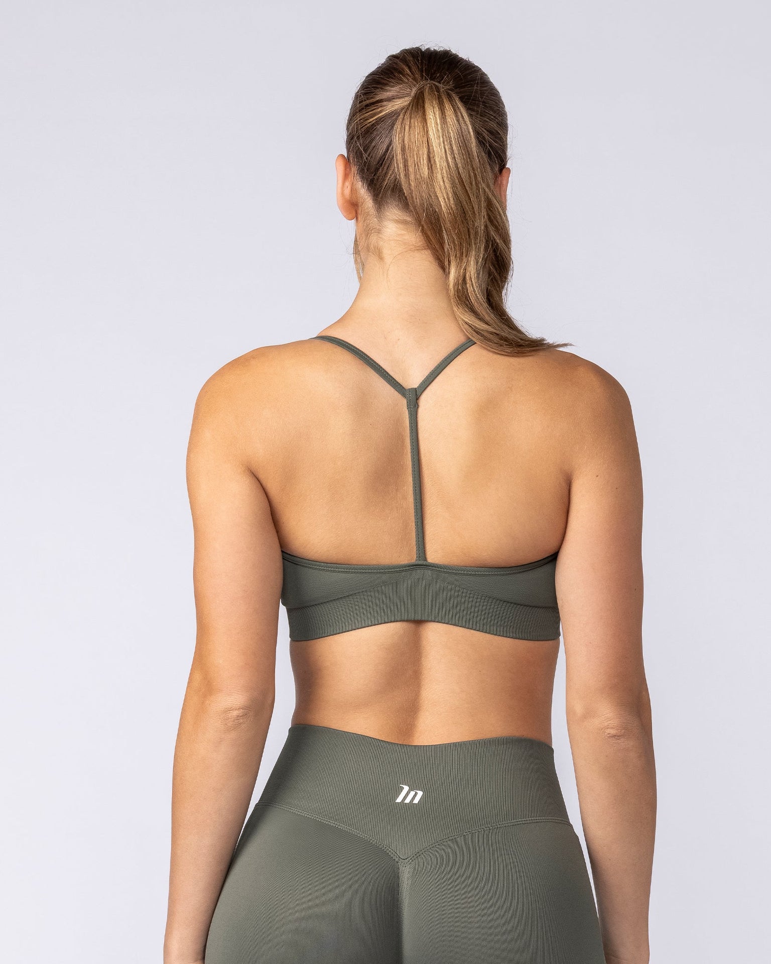 Revealed T-Back Seamless Bra - Eucalyptus