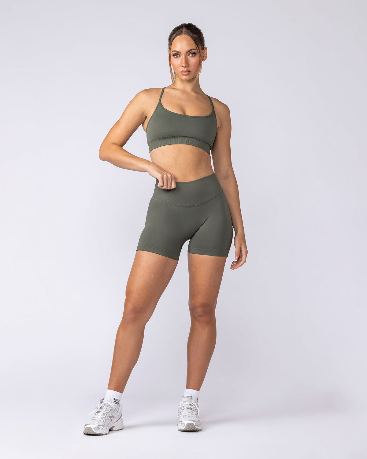 Revealed T-Back Seamless Bra - Eucalyptus