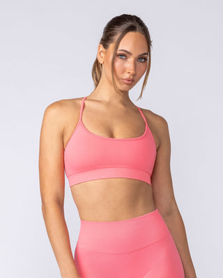 Revealed T-Back Seamless Bra - Pink Coral
