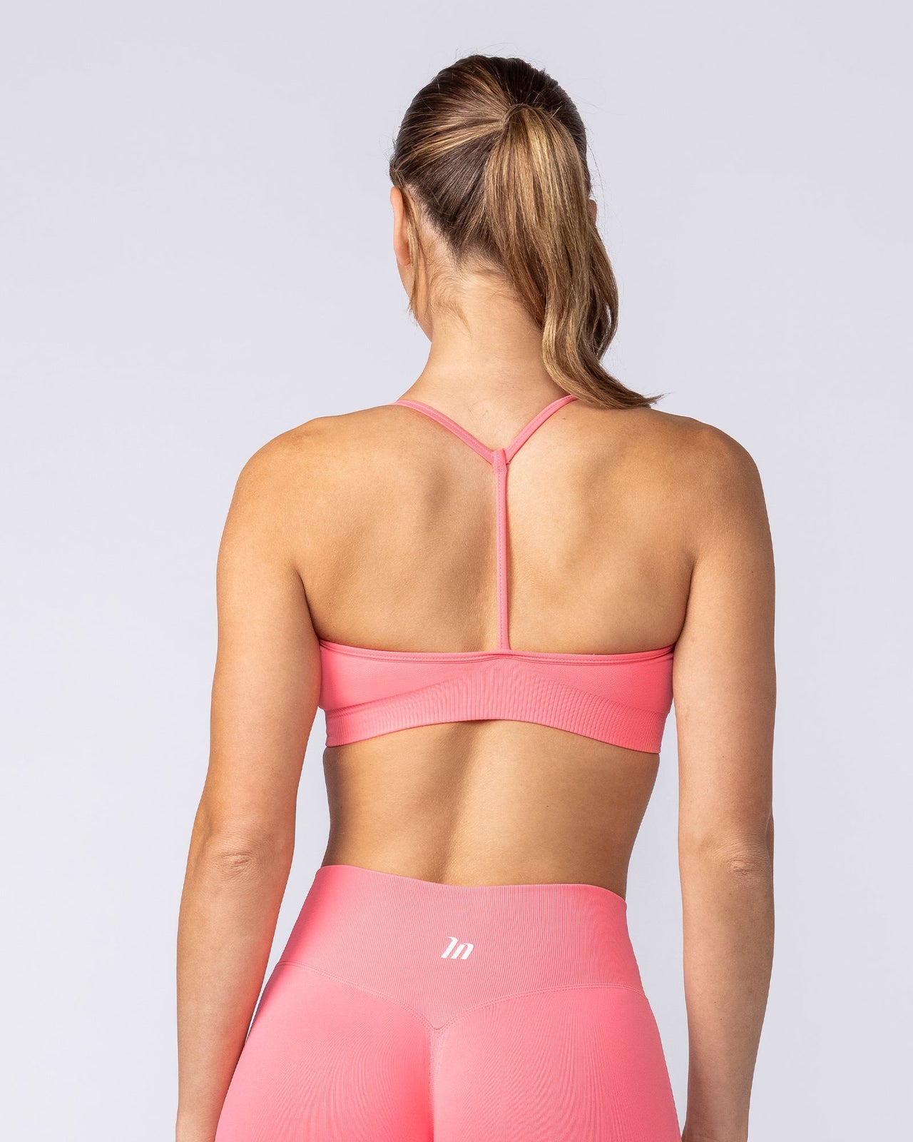 Revealed T-Back Seamless Bra - Pink Coral