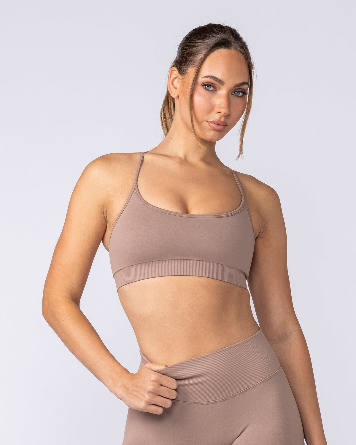 Revealed T-Back Seamless Bra - Praline