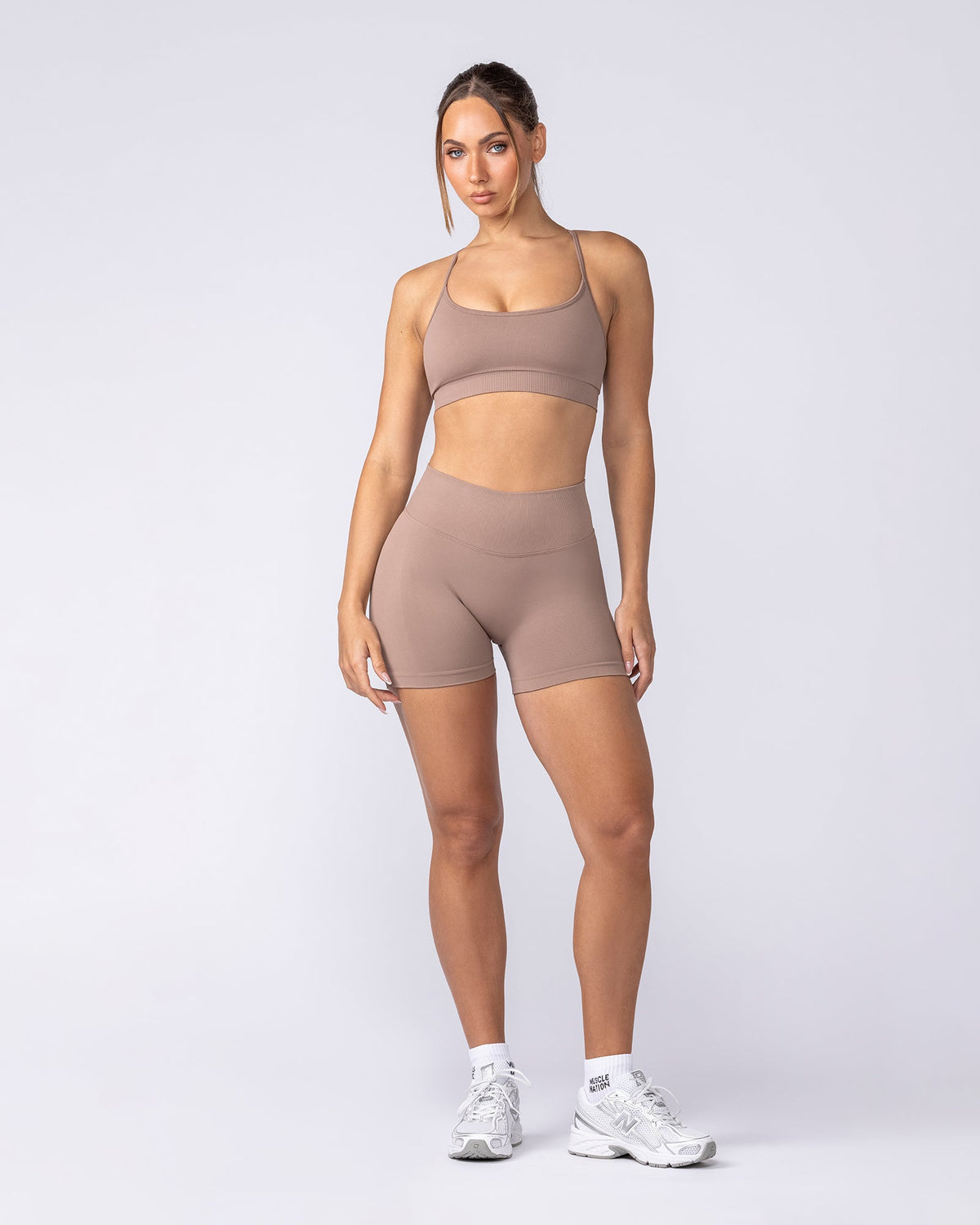 Revealed T-Back Seamless Bra - Praline