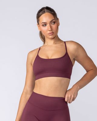 Revealed T-Back Seamless Bra - Wine
