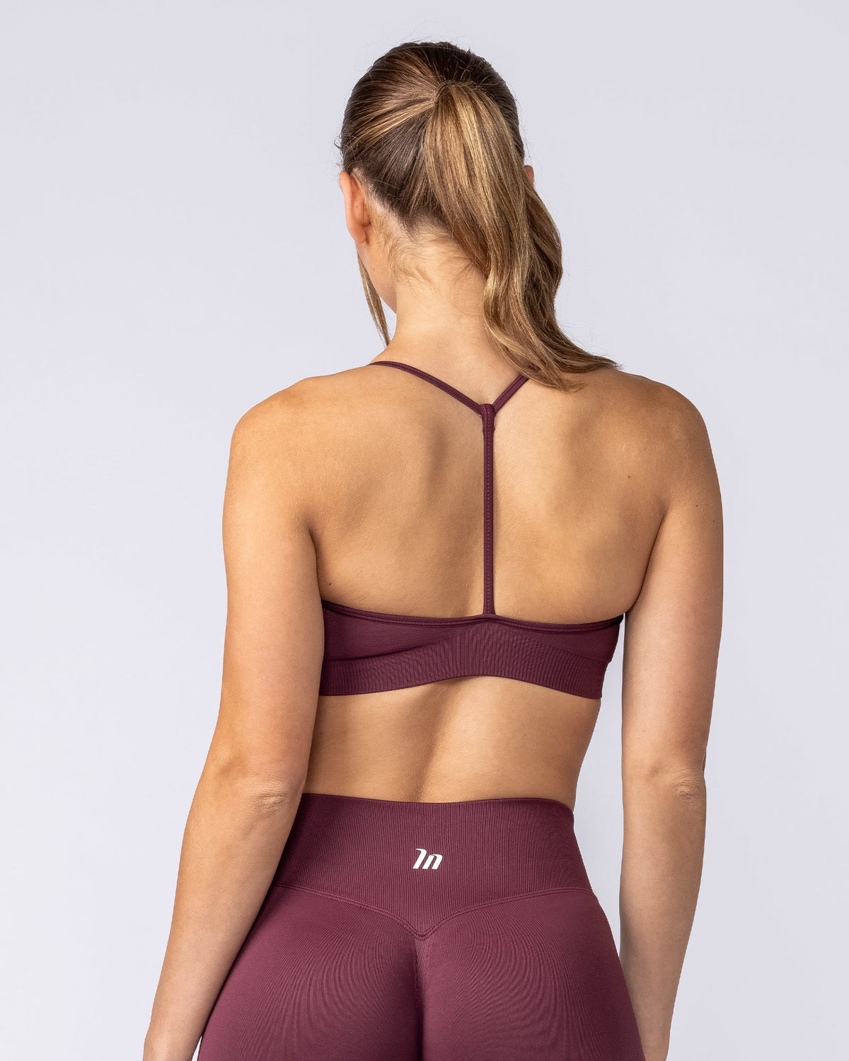 Revealed T-Back Seamless Bra - Wine