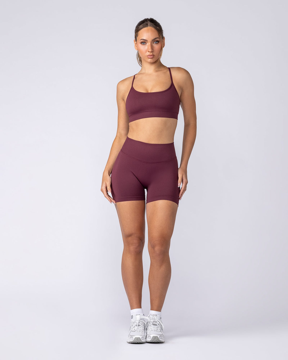 Revealed T-Back Seamless Bra - Wine