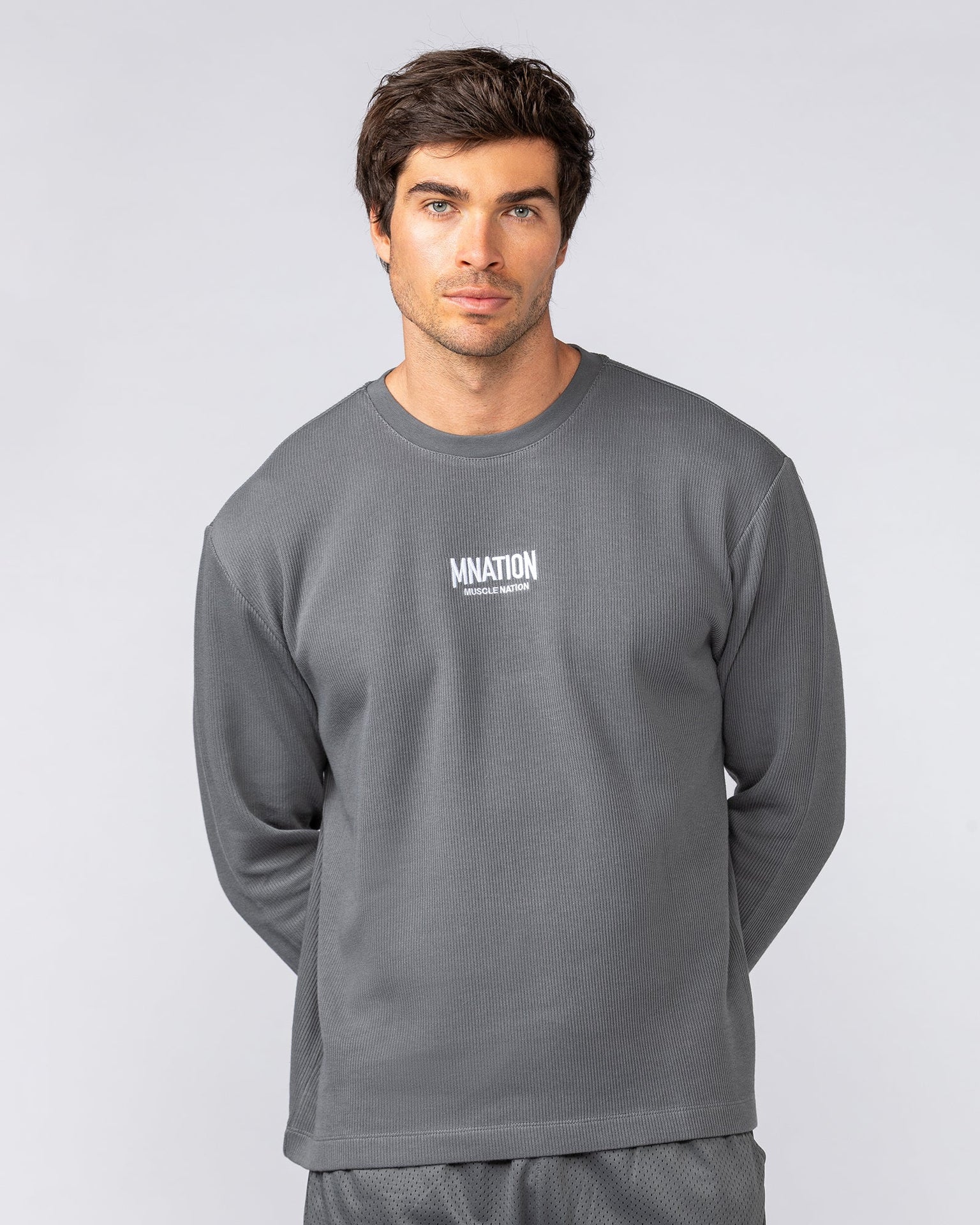 Rib Long Sleeve Tee - Tornado-Long Sleeve T-Shirts-XS-032516TRNDO-XS-MNAPPRL41309-1-Muscle Nation