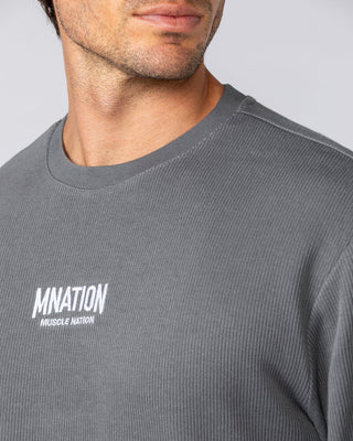 Rib Long Sleeve Tee - Tornado-Long Sleeve T-Shirts-XS-032516TRNDO-XS-MNAPPRL41309-2-Muscle Nation