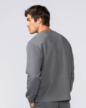 Rib Long Sleeve Tee - Tornado-Long Sleeve T-Shirts-XS-032516TRNDO-XS-MNAPPRL41309-4-Muscle Nation