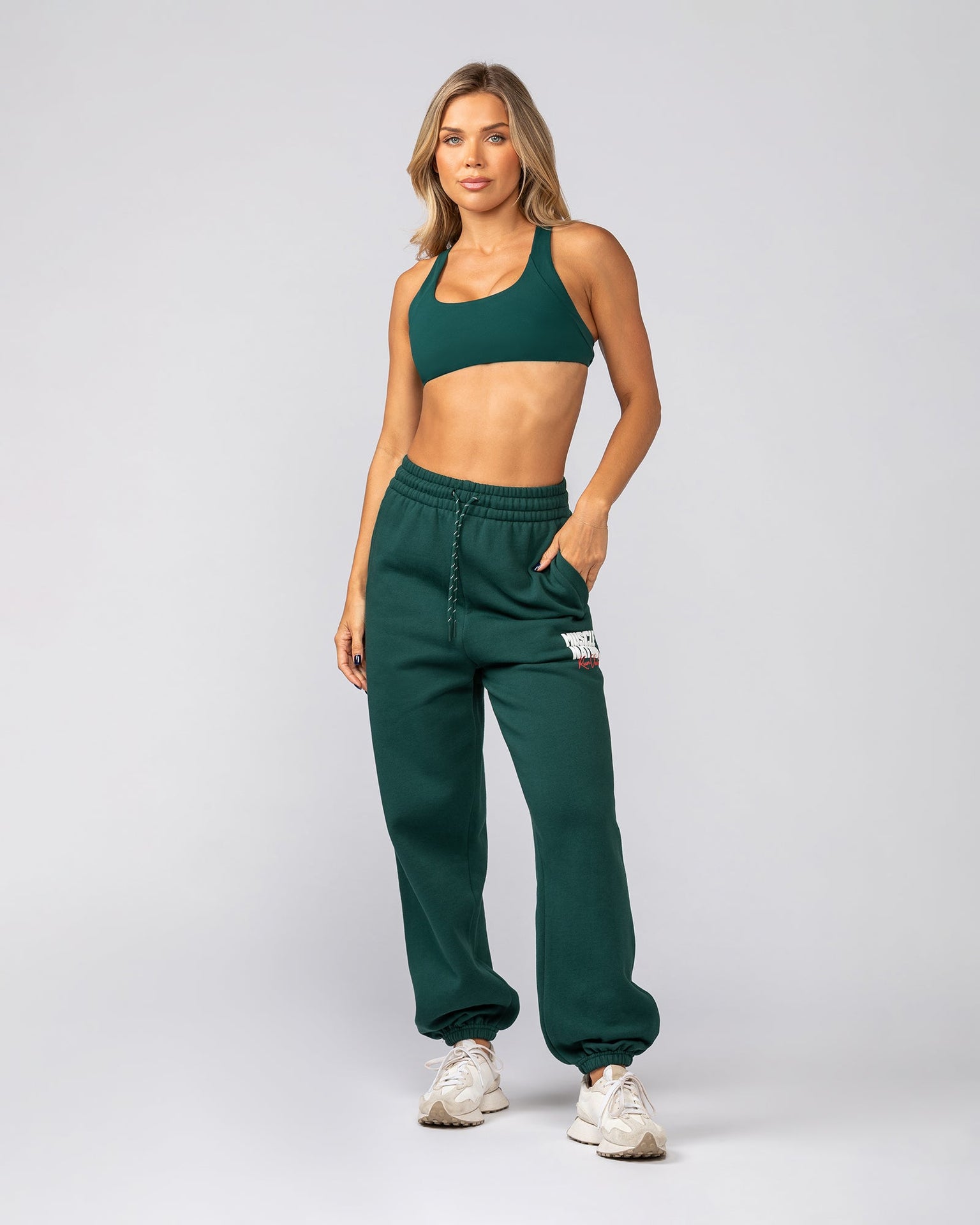 Sports Mode Slouchy Trackies - Evergreen-Tracksuits-XXS-042543EVEGRN-XXS-MNAPPRL42305-5-Muscle Nation