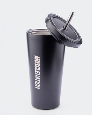 Stainless Steel Cup - Black-Accessories-ACC1125198BLK-MNAPPRL47950-2-Muscle Nation