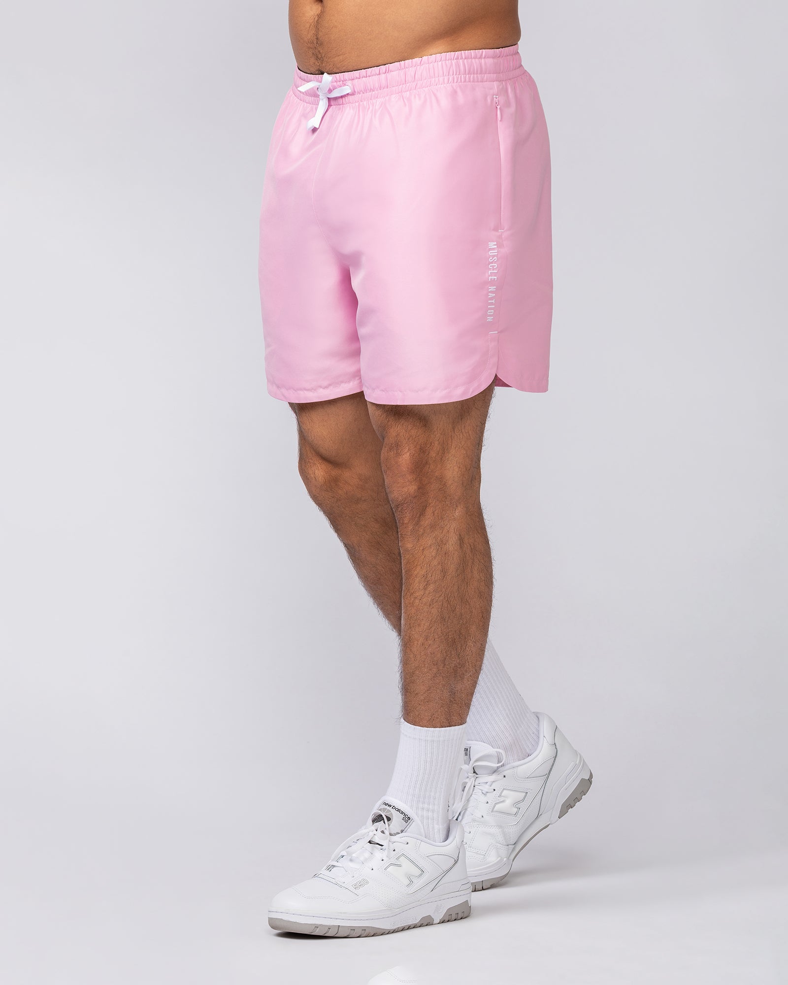 Standard Shorts - Shell Pink-Shorts-S-092530SHLPK-S-MNAPPRL44361-4-Muscle Nation