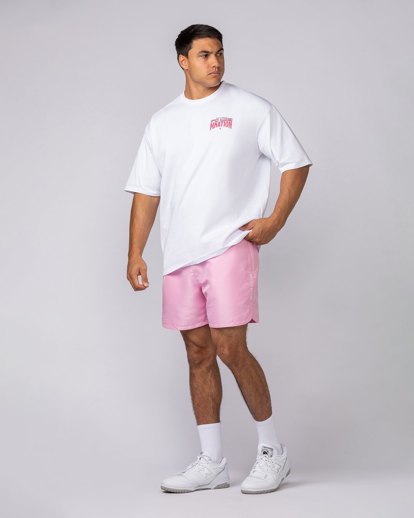 Standard Shorts - Shell Pink-Shorts-S-092530SHLPK-S-MNAPPRL44361-6-Muscle Nation