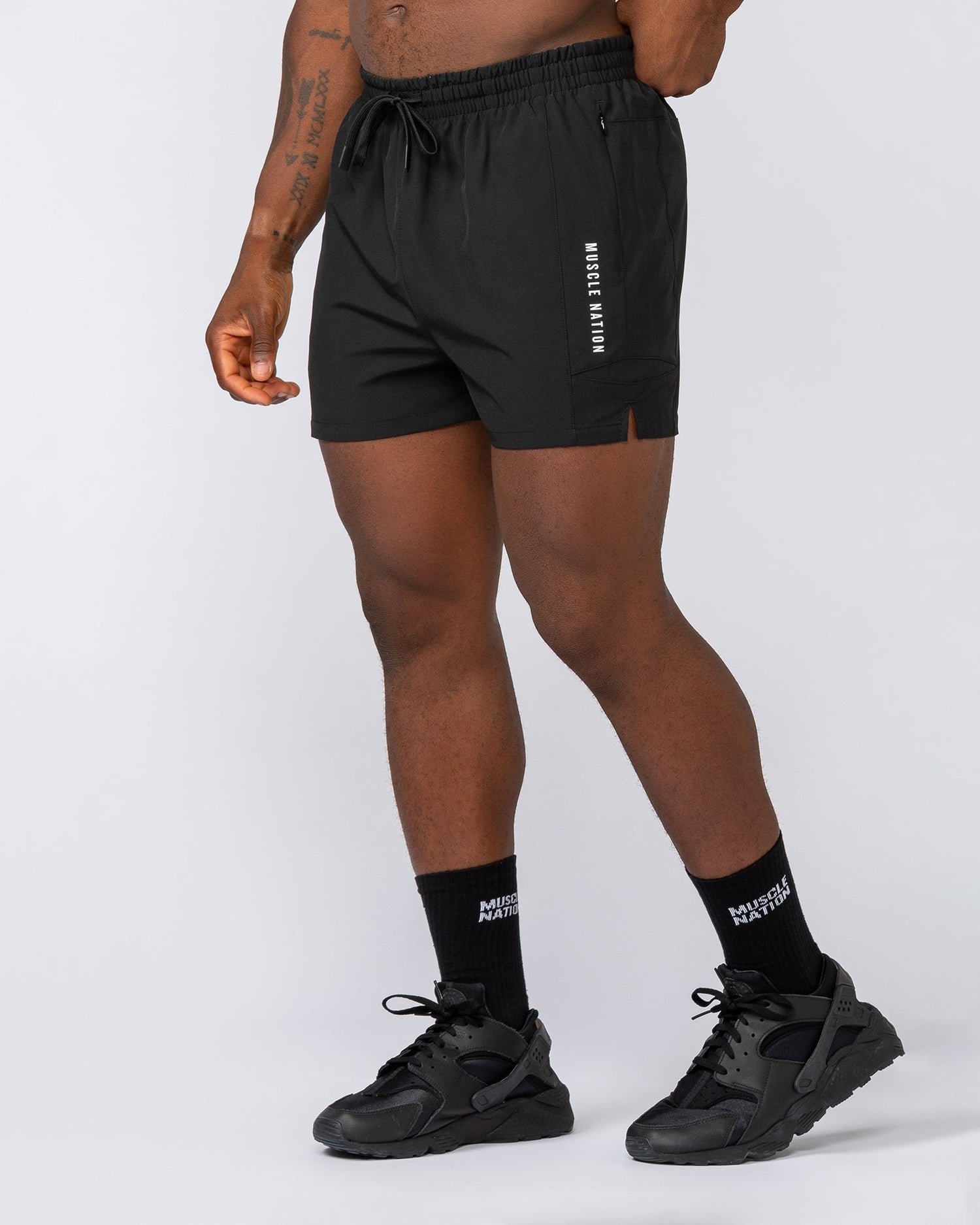 Streamline Training 3" Shorts - Black-Shorts-XS-072310BLK-XS-MNAPPRL48018-1-Muscle Nation
