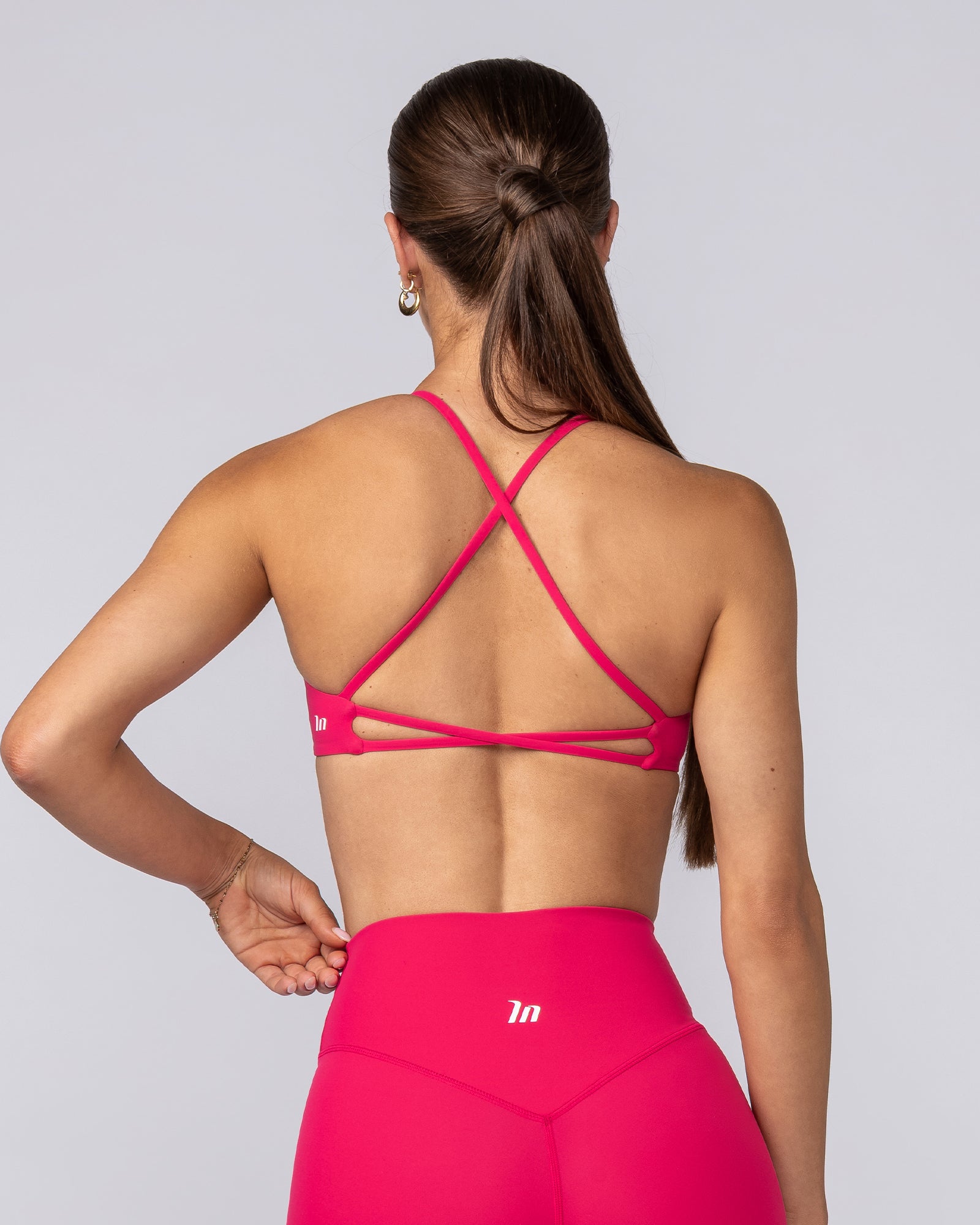 Strike Aura Bralette - Cherry Crimson-Bralettes-XXS-092531CHYCRM-XXS-MNAPPRL44376-4-Muscle Nation