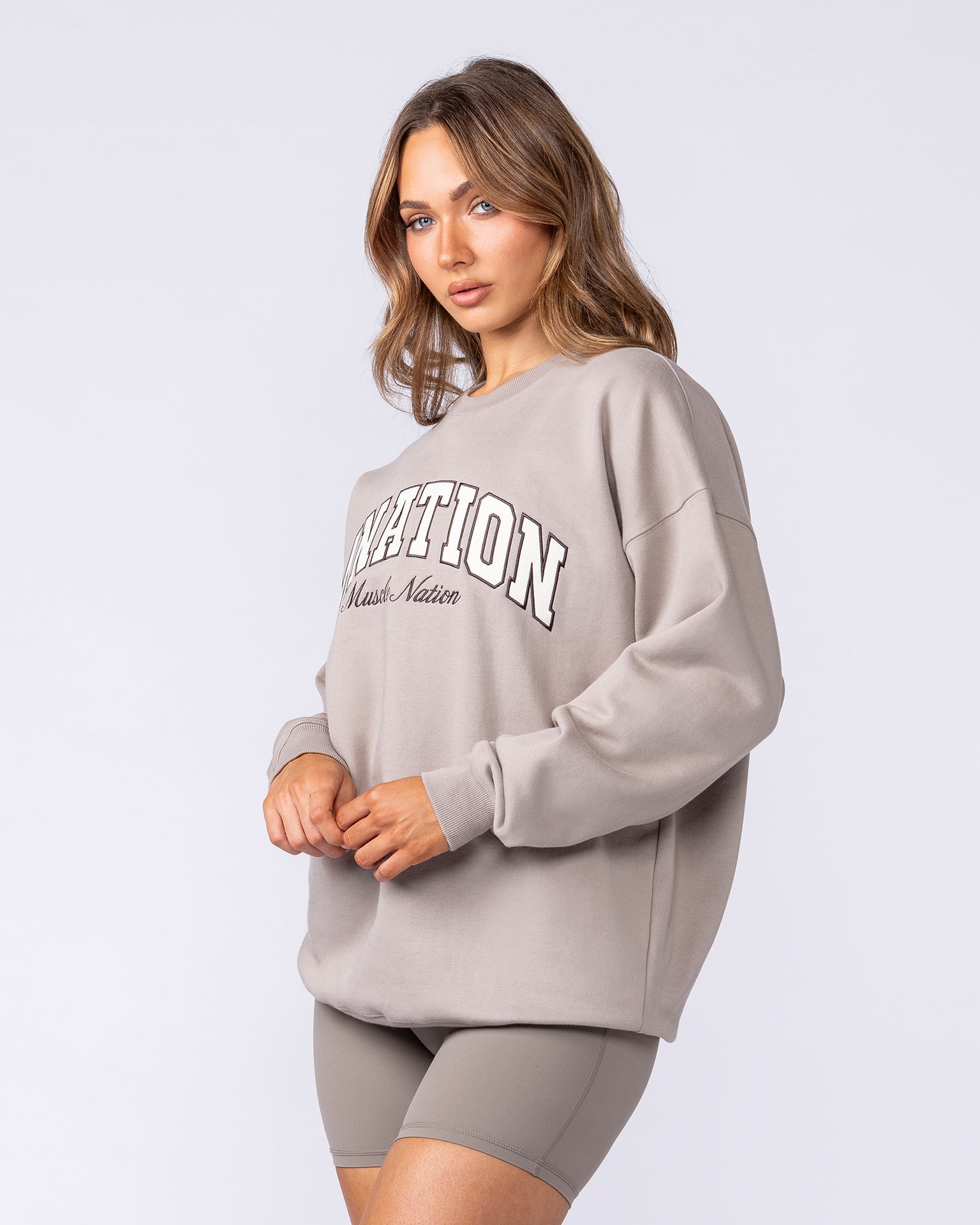 Studio Oversized Pullover - Oat