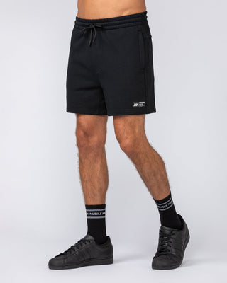 Sweat 5" Shorts - Black-Shorts-S-032444BLK-S-MNAPPRL30634-2-Muscle Nation