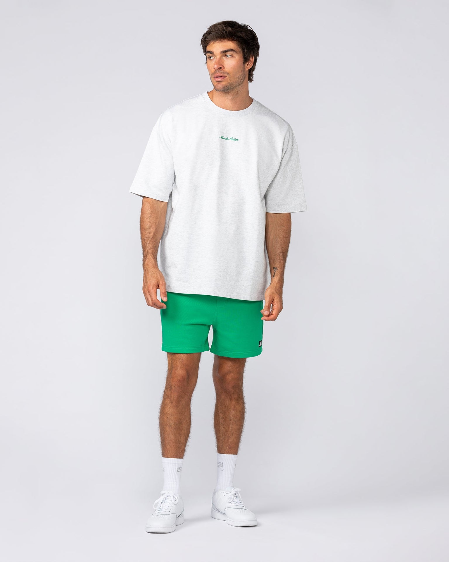 Sweat 5" Shorts - Clover-Shorts-S-042507CLVR-S-MNAPPRL41971-5-Muscle Nation