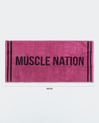 Sweat Towel - Wild Rose / Cranberry-Accessories-ACC1125194WDRSCBRY-MNAPPRL47957-1-Muscle Nation