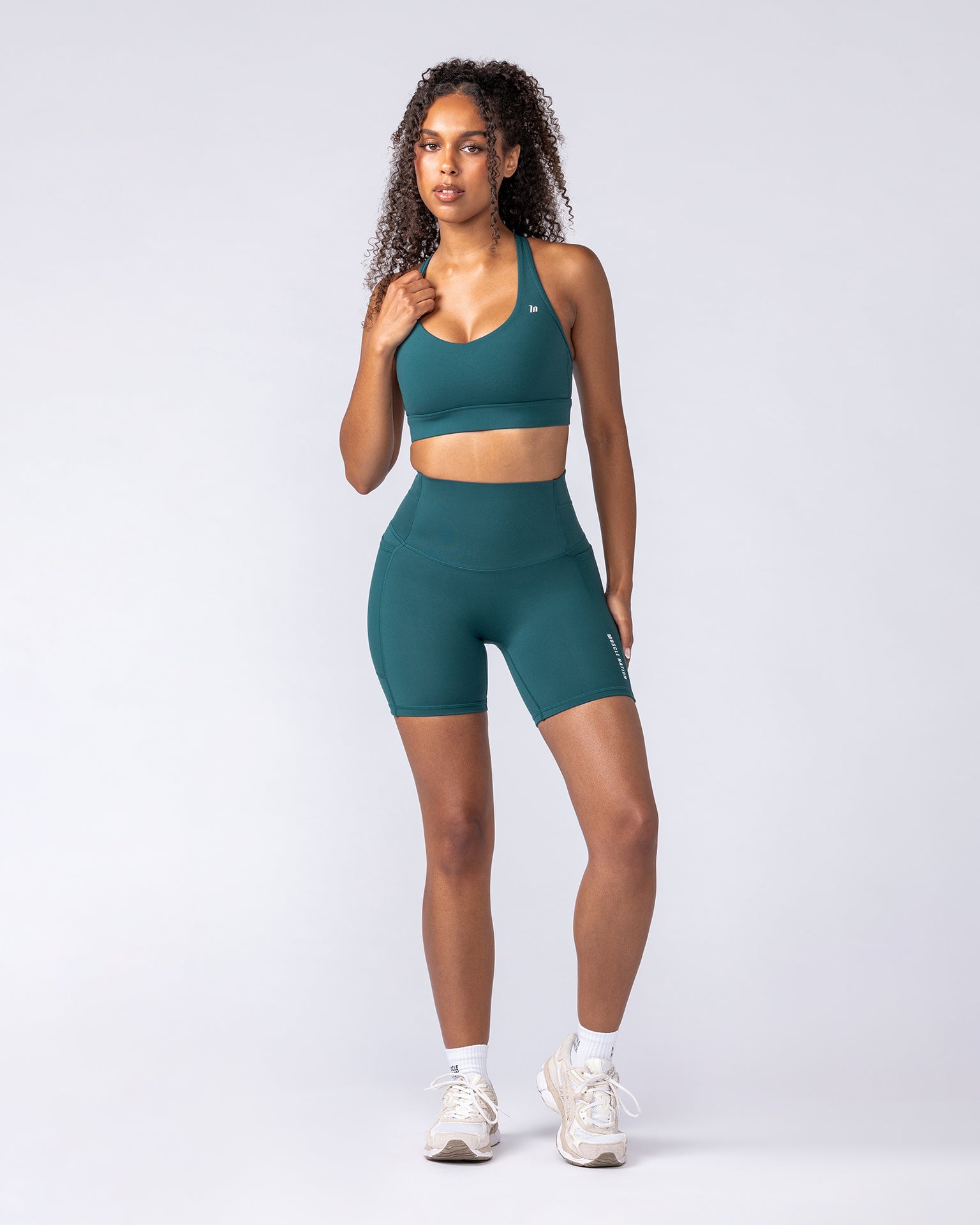 Unrivalled Everyday Pocket Bike Shorts - Hunter Green