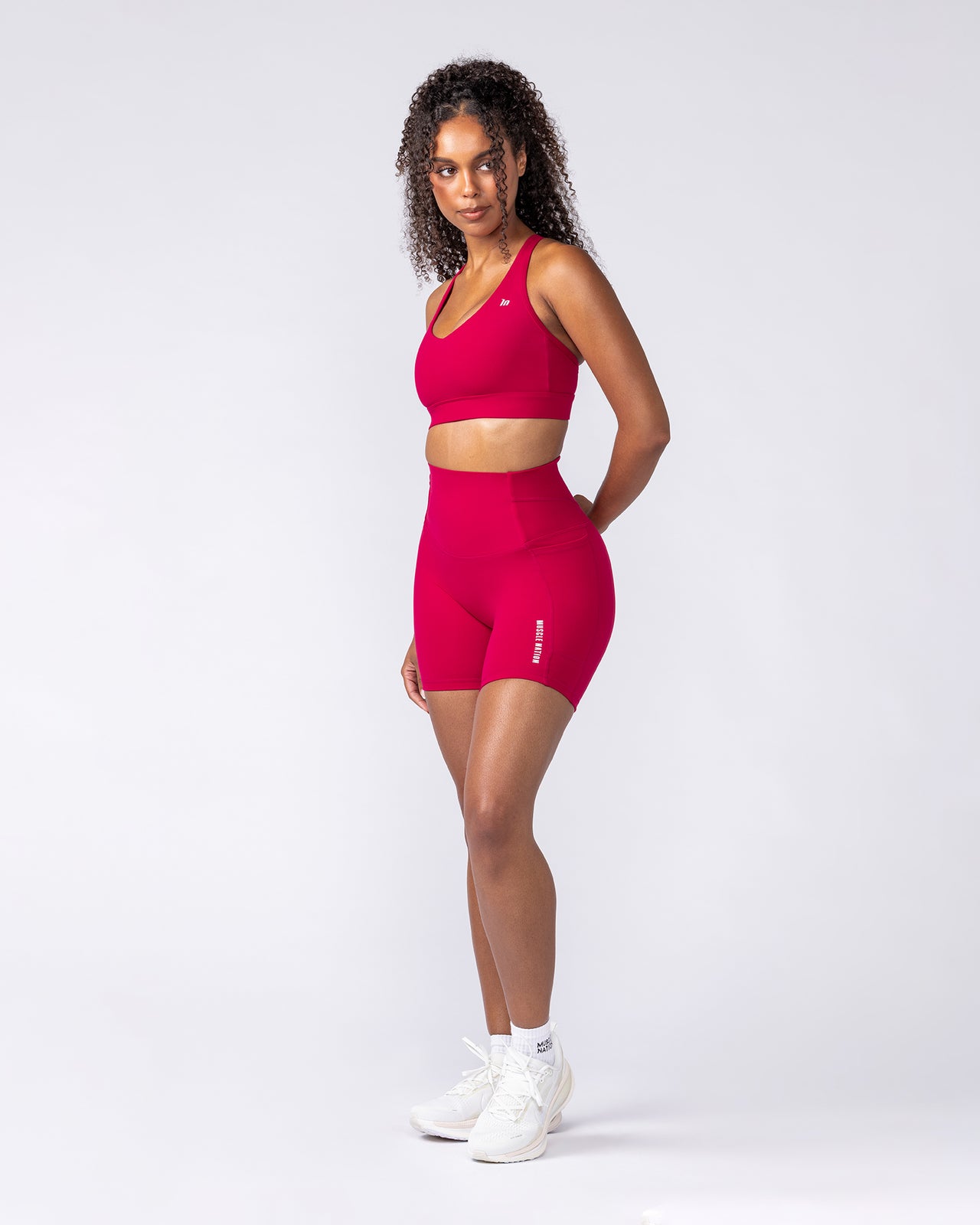 Unrivalled Everyday Pocket Bike Shorts - Wild Berry