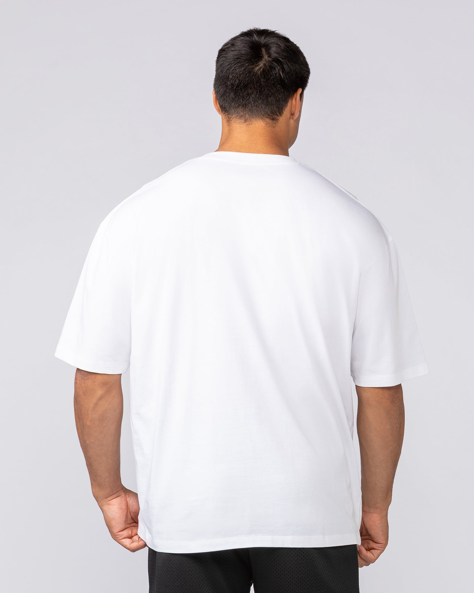 Varsity Training Oversized Tee - White-T-Shirts-XS-072502WHT-XS-MNAPPRL44027-5-Muscle Nation