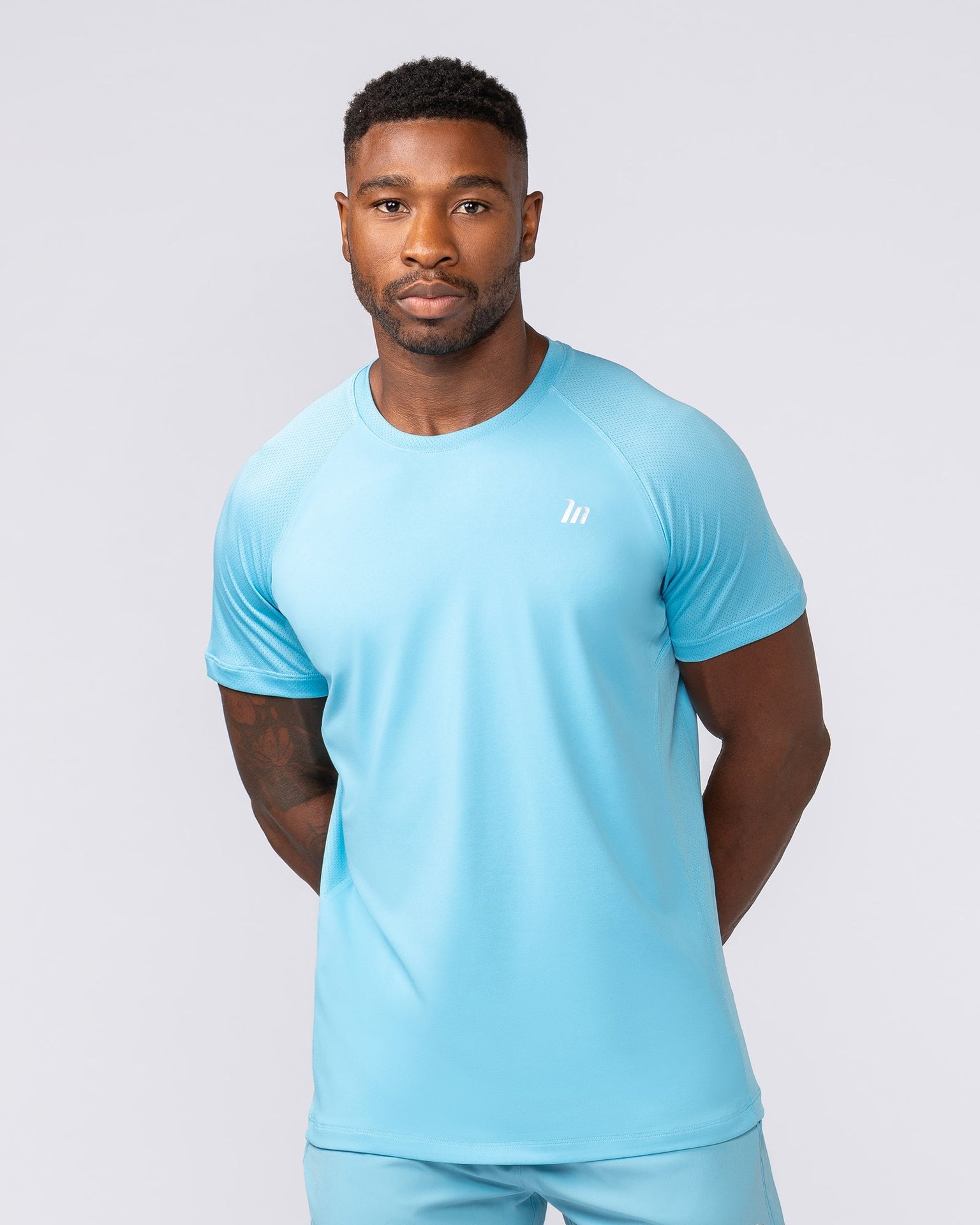Ventilation Tee - Light Blue-T-Shirts-S-032530LTBL-S-MNAPPRL41118-1-Muscle Nation