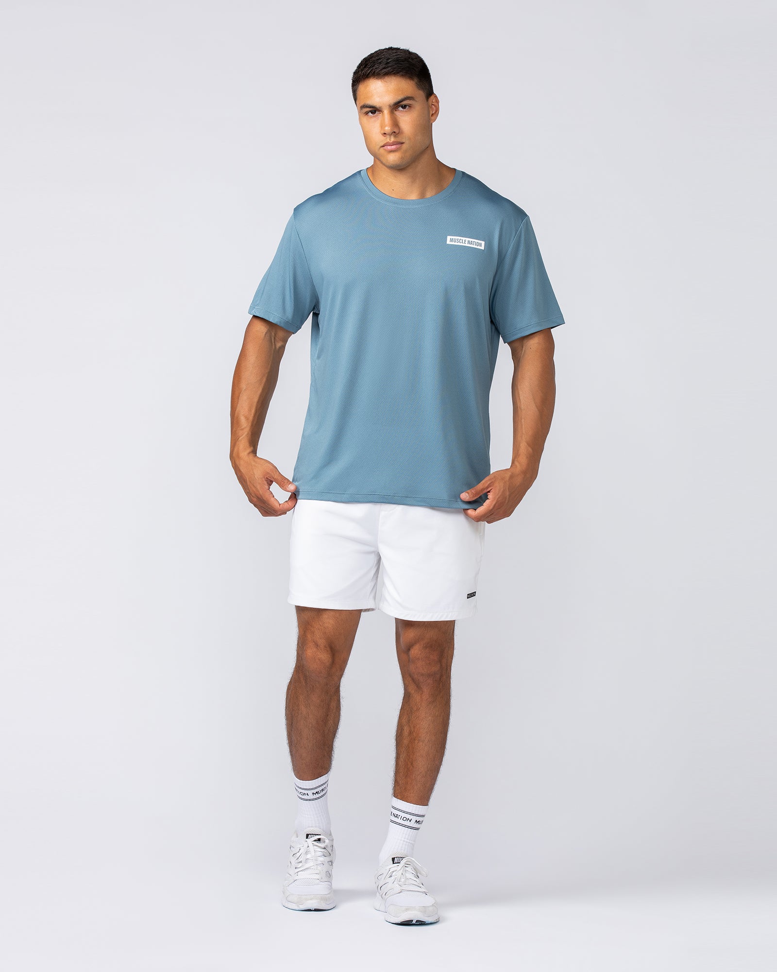 Relaxed Active Tee - Pale Thunder