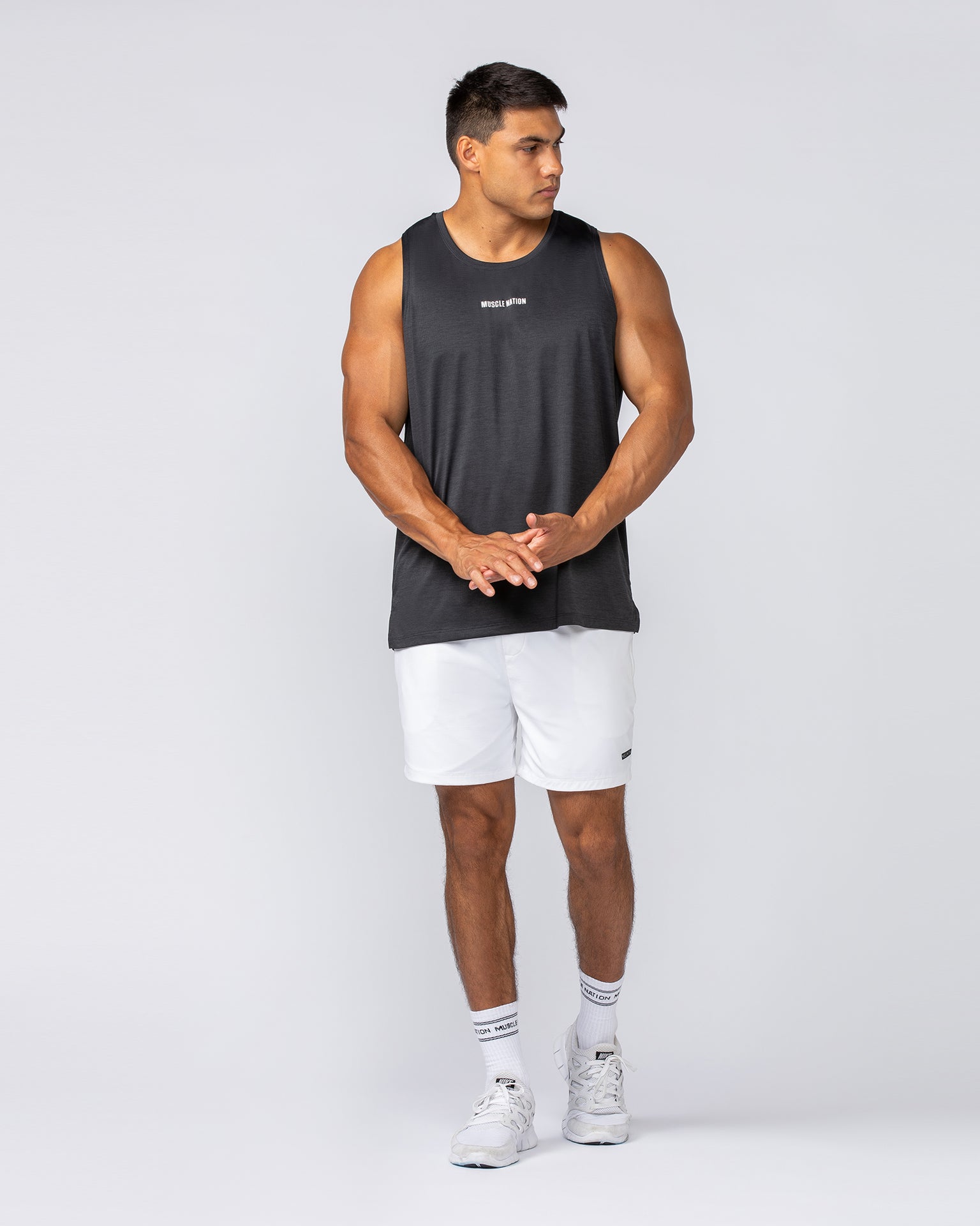Aero Active Tank - Black-Singlets & Tanks-S-092419BLK-S-MNAPPRL40118-5-Muscle Nation