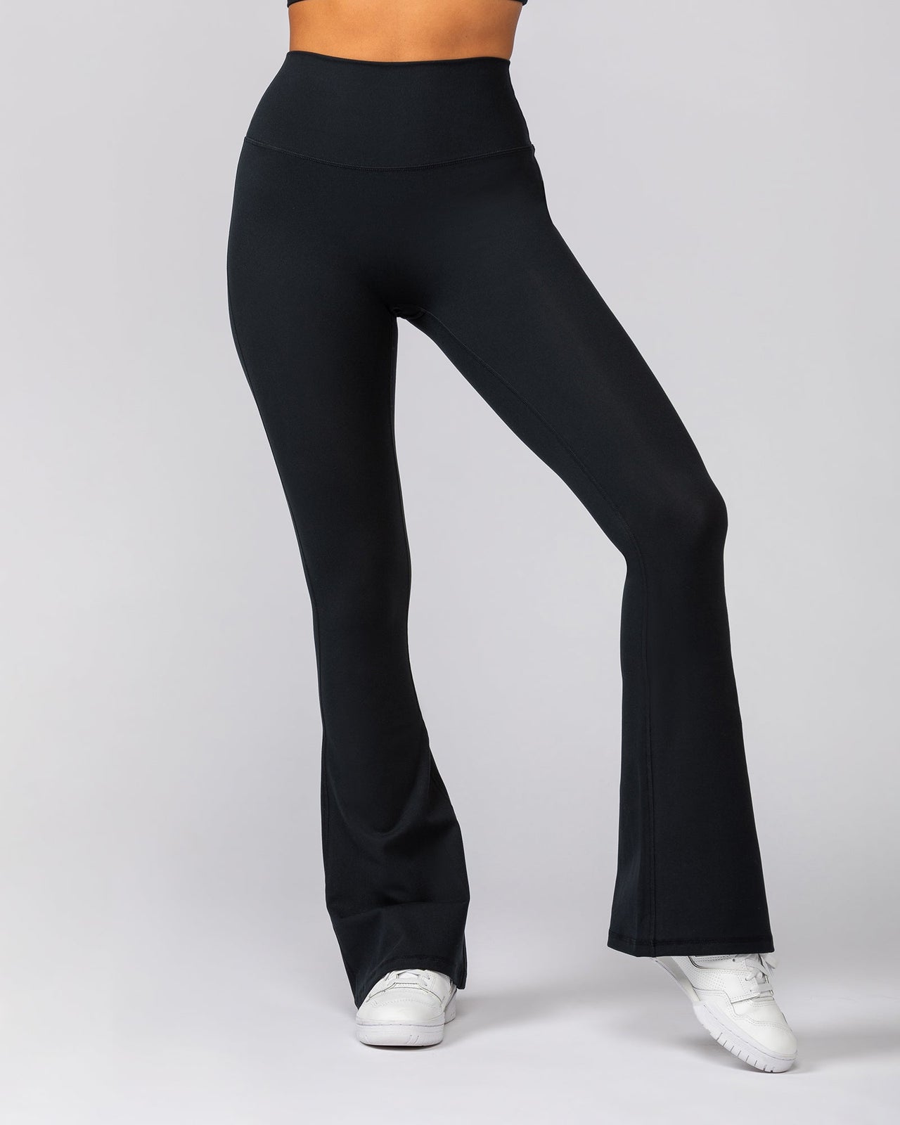 Zero Rise Everyday Flare Leggings - Black-Leggings-XXS-022525BLK-XXS-MNAPPRL41464-5-Muscle Nation
