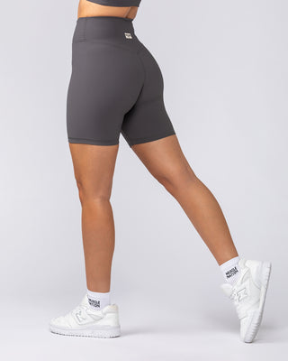 Zero Rise Rib Bike Shorts - Phantom-Shorts-XXS-052503PHNTM-XXS-MNAPPRL42873-1-Muscle Nation