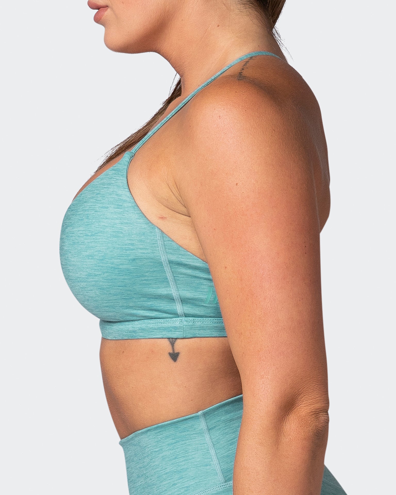 Sun Kissed Bralette - Dusty Jade Marl-Bralettes-XS-112215DUSJDMAR-XS-MNAPPRL18937-4-Muscle Nation