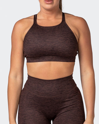 Aim High Bra - Coffee Marl-Sports Bras-XS-112217COFEMAR-XS-MNAPPRL19019-2-Muscle Nation
