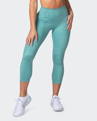 Zero Rise Everyday 7/8 Leggings - Dusty Jade Marl-Leggings-XXS-112228DUSJDMAR-XXS-MNAPPRL19279-1-Muscle Nation