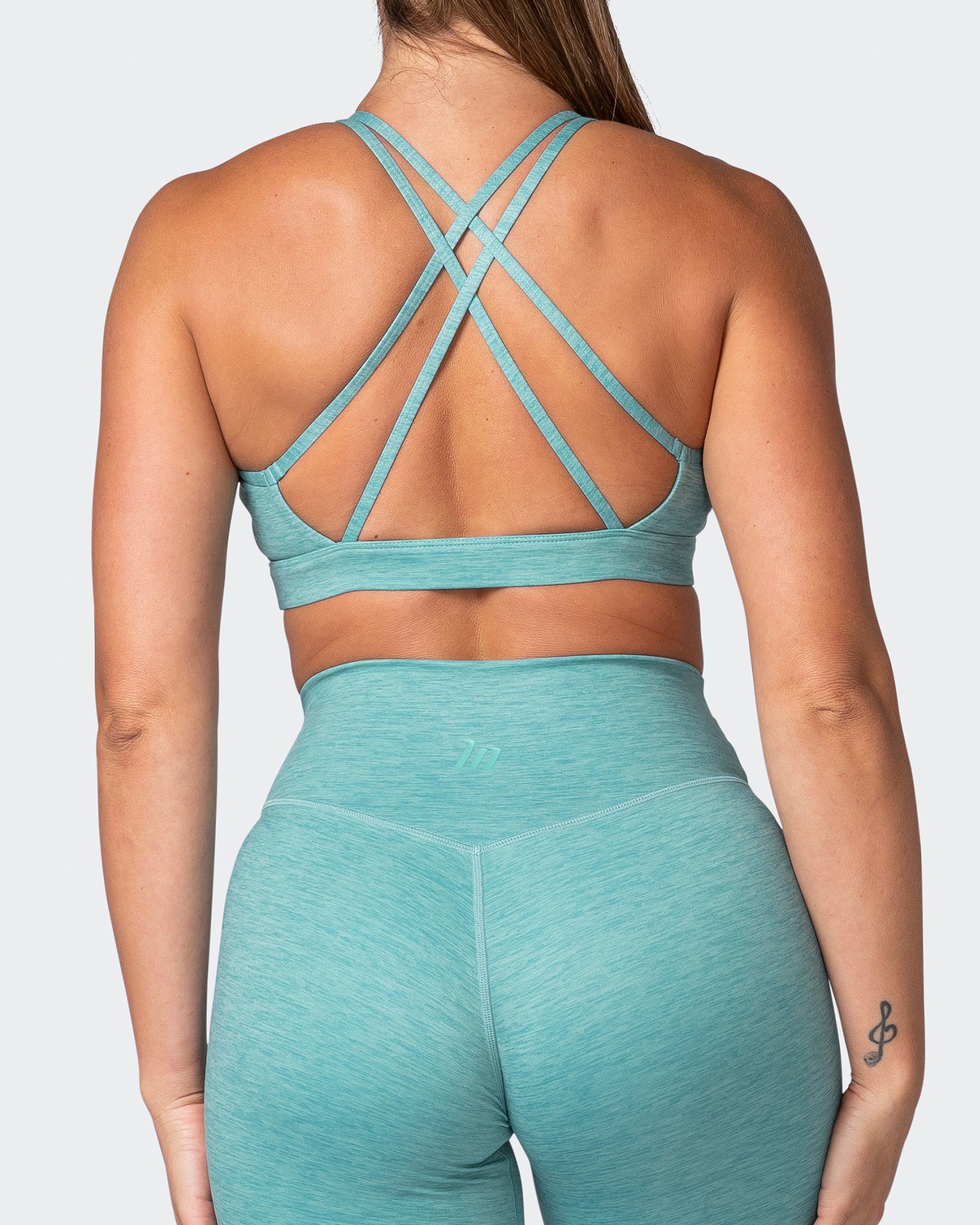 Aim High Bra - Dusty Jade Marl-Sports Bras-XS-112217DUSJDMAR-XS-MNAPPRL19003-6-Muscle Nation