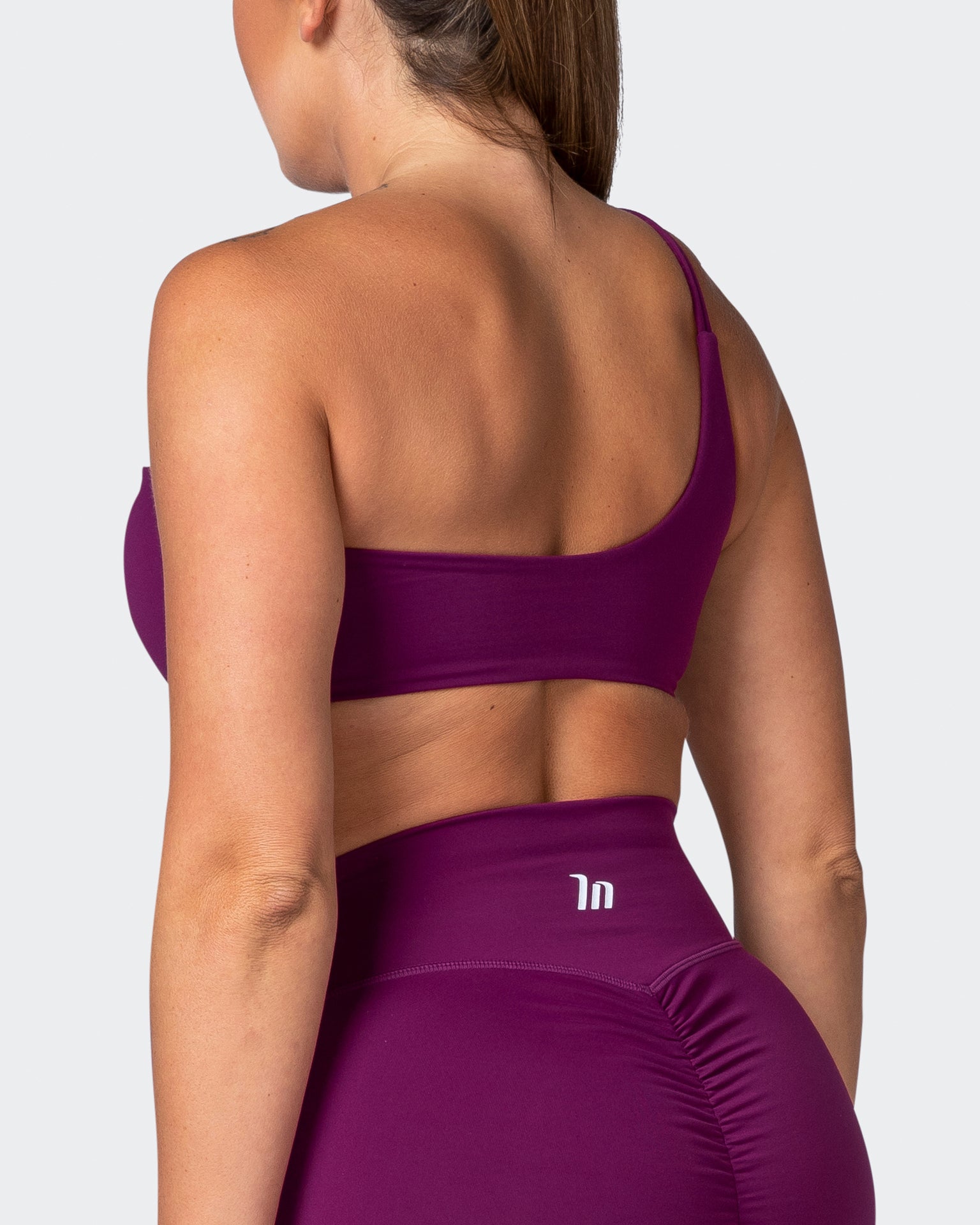Movement One Shoulder Bralette - Huckleberry-Bralettes-XS-112243HUKBRY-XS-MNAPPRL19941-5-Muscle Nation