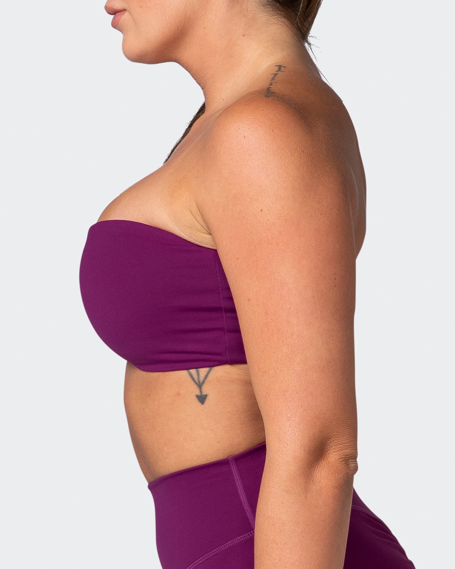 Movement One Shoulder Bralette - Huckleberry - Muscle Nation