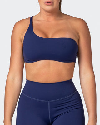 Movement One Shoulder Bralette - Ink-Bralettes-XS-112243INK-XS-MNAPPRL19933-2-Muscle Nation