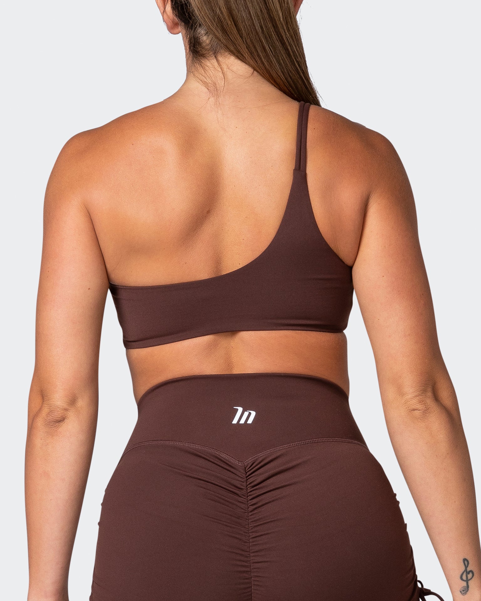 Movement One Shoulder Bralette - Coffee-Bralettes-XS-112243COFFEE-XS-MNAPPRL19845-6-Muscle Nation