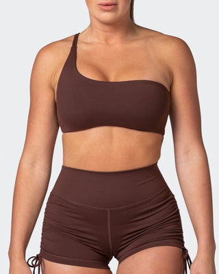 Movement One Shoulder Bralette - Coffee-Bralettes-XS-112243COFFEE-XS-MNAPPRL19845-2-Muscle Nation