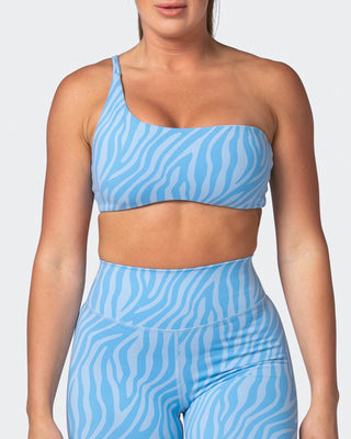 Movement One Shoulder Bralette - Alaska Zebra Print-Bralettes-XS-112243ASKZEBPR-XS-MNAPPRL19909-2-Muscle Nation