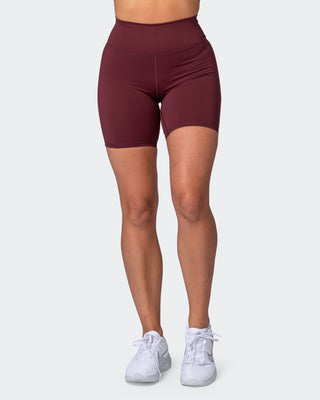 Motion Bike Shorts - Dark Plum-Shorts-XXS-MNAPPRL21207-MNAPPRL21207-2-Muscle Nation