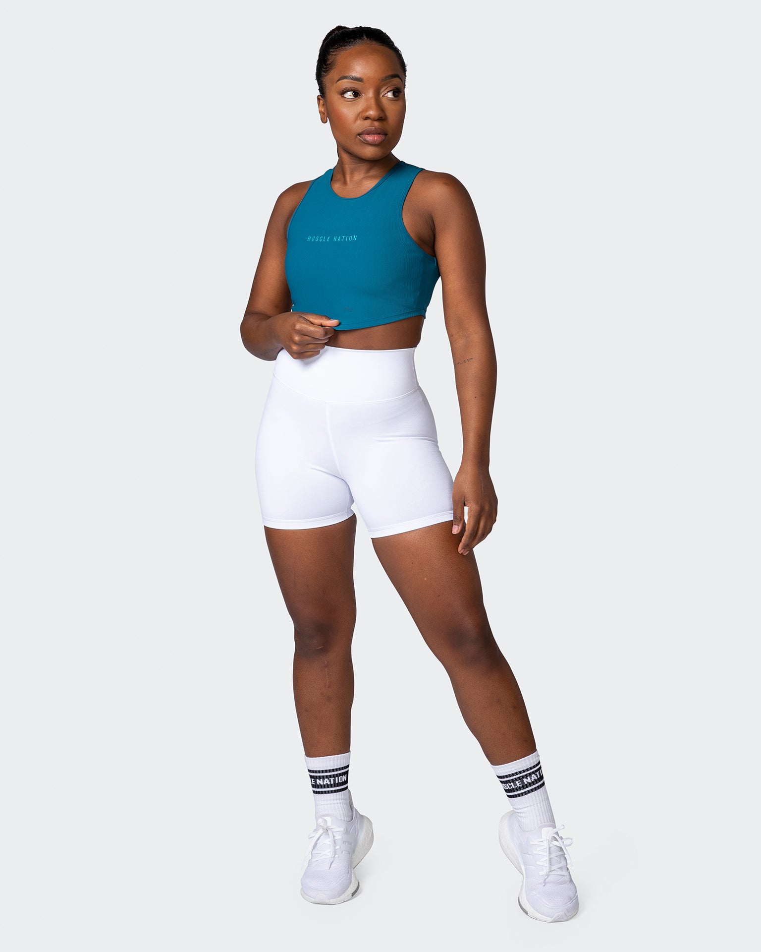 Off Duty Rib Cropped Tank - Marine-Singlets & Tanks-XXS-112230MARINE-XXS-MNAPPRL19342-7-Muscle Nation