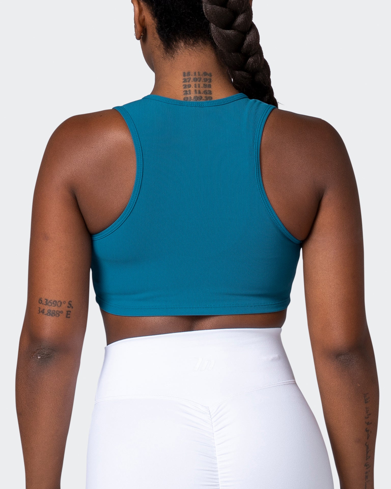 Off Duty Rib Cropped Tank - Marine-Singlets & Tanks-XXS-112230MARINE-XXS-MNAPPRL19342-6-Muscle Nation