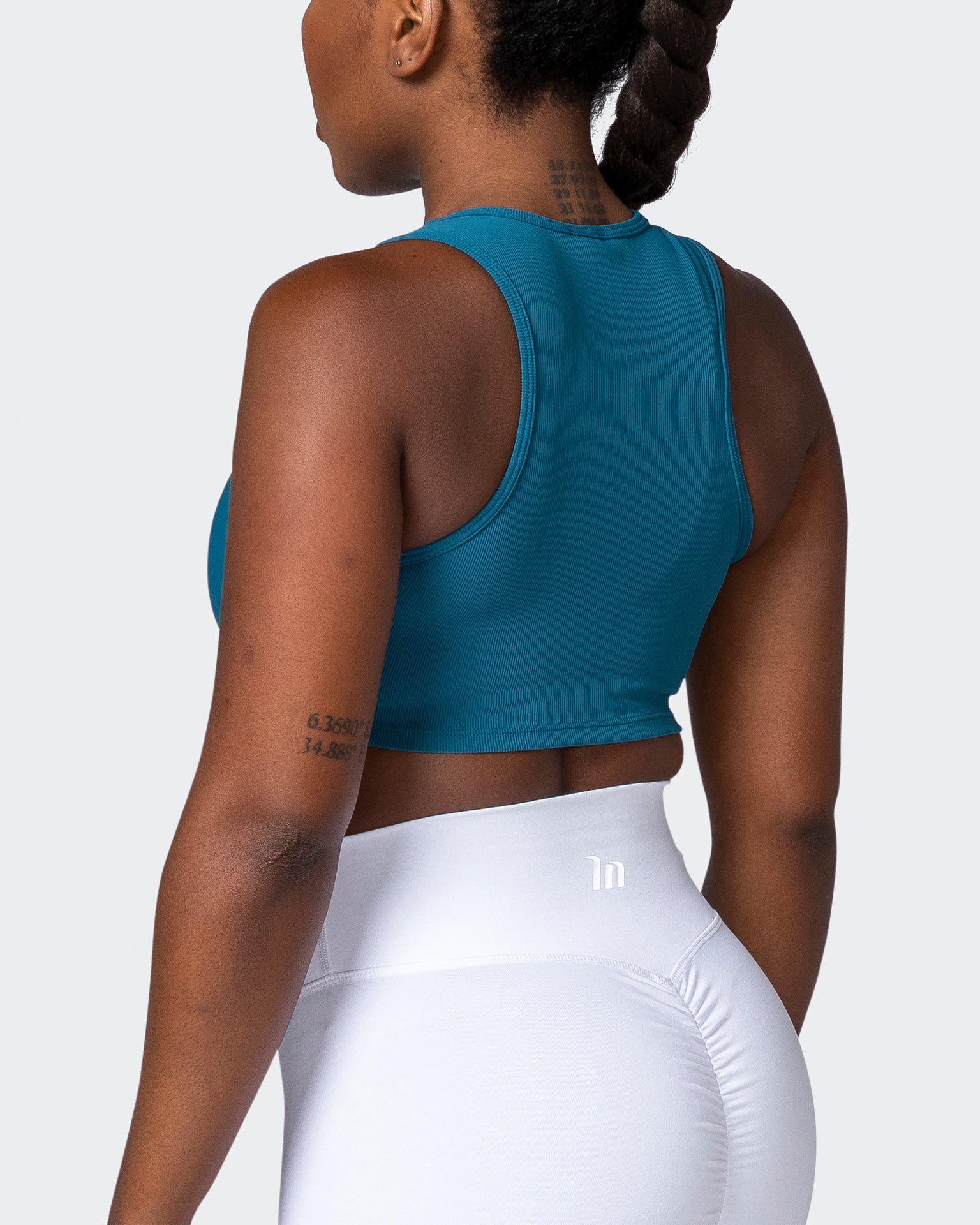 Off Duty Rib Cropped Tank - Marine-Singlets & Tanks-XXS-112230MARINE-XXS-MNAPPRL19342-5-Muscle Nation