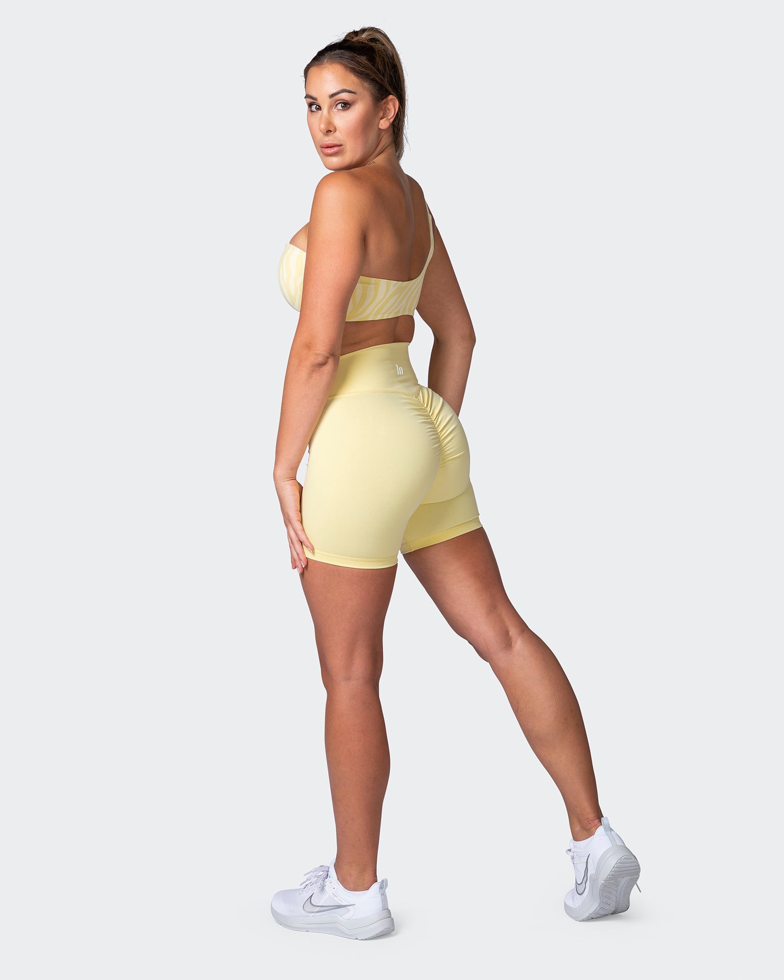 Movement One Shoulder Bralette - Lemon Zebra Print-Bralettes-XS-112243LMNZEBPR-XS-MNAPPRL19917-7-Muscle Nation