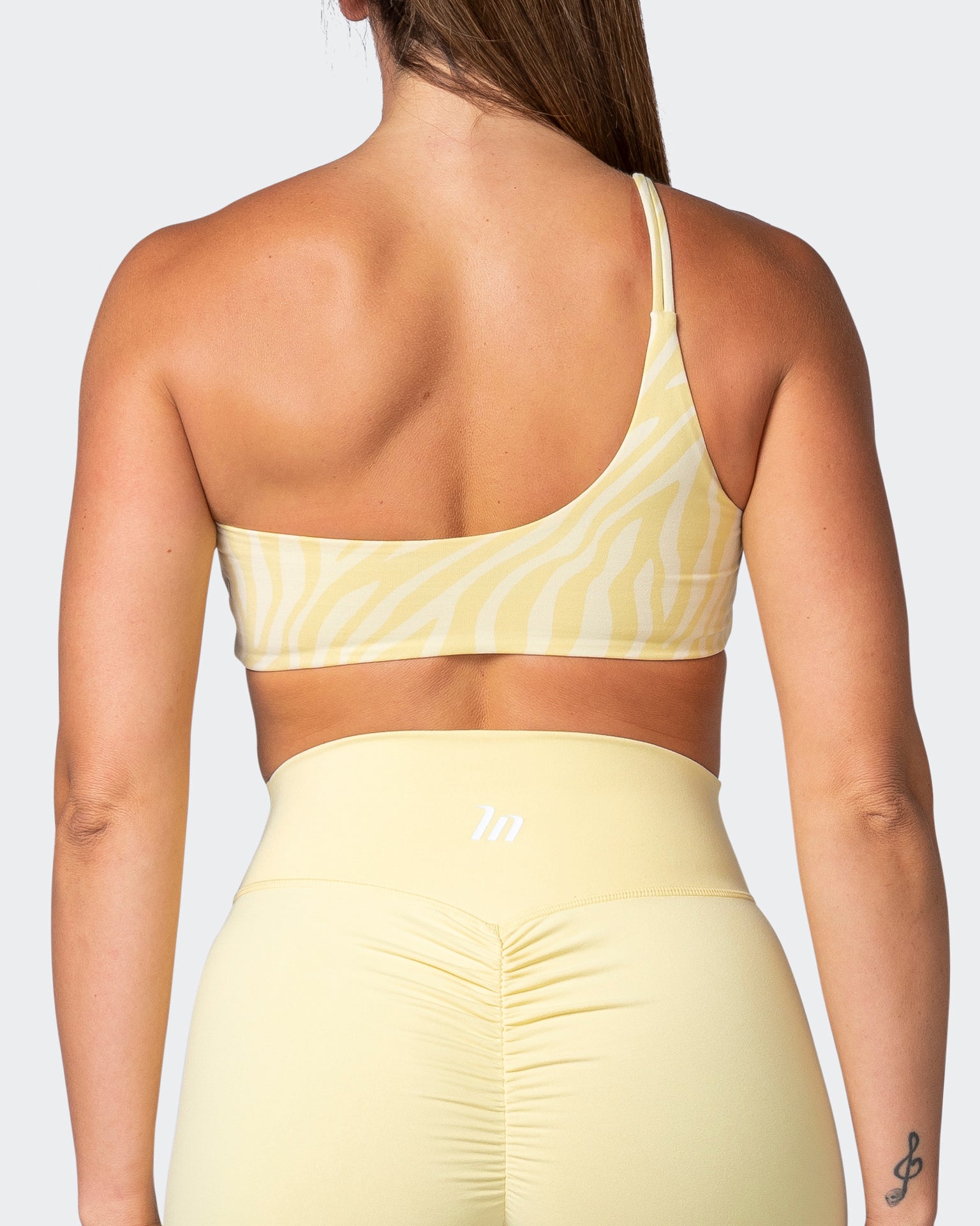 Movement One Shoulder Bralette - Lemon Zebra Print-Bralettes-XS-112243LMNZEBPR-XS-MNAPPRL19917-6-Muscle Nation